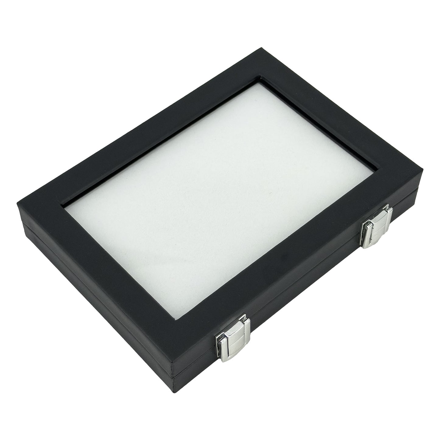 7" x 5" Black Leatherette Display Case with Acrylic Window