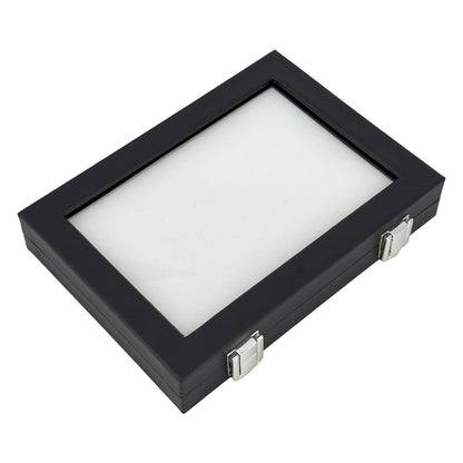 7" x 5" Black Leatherette Display Case with Acrylic Window