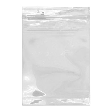 5 15/16" x 8 11/16" Resealable 2 Mil Thick Clear Zip Plastic Bag