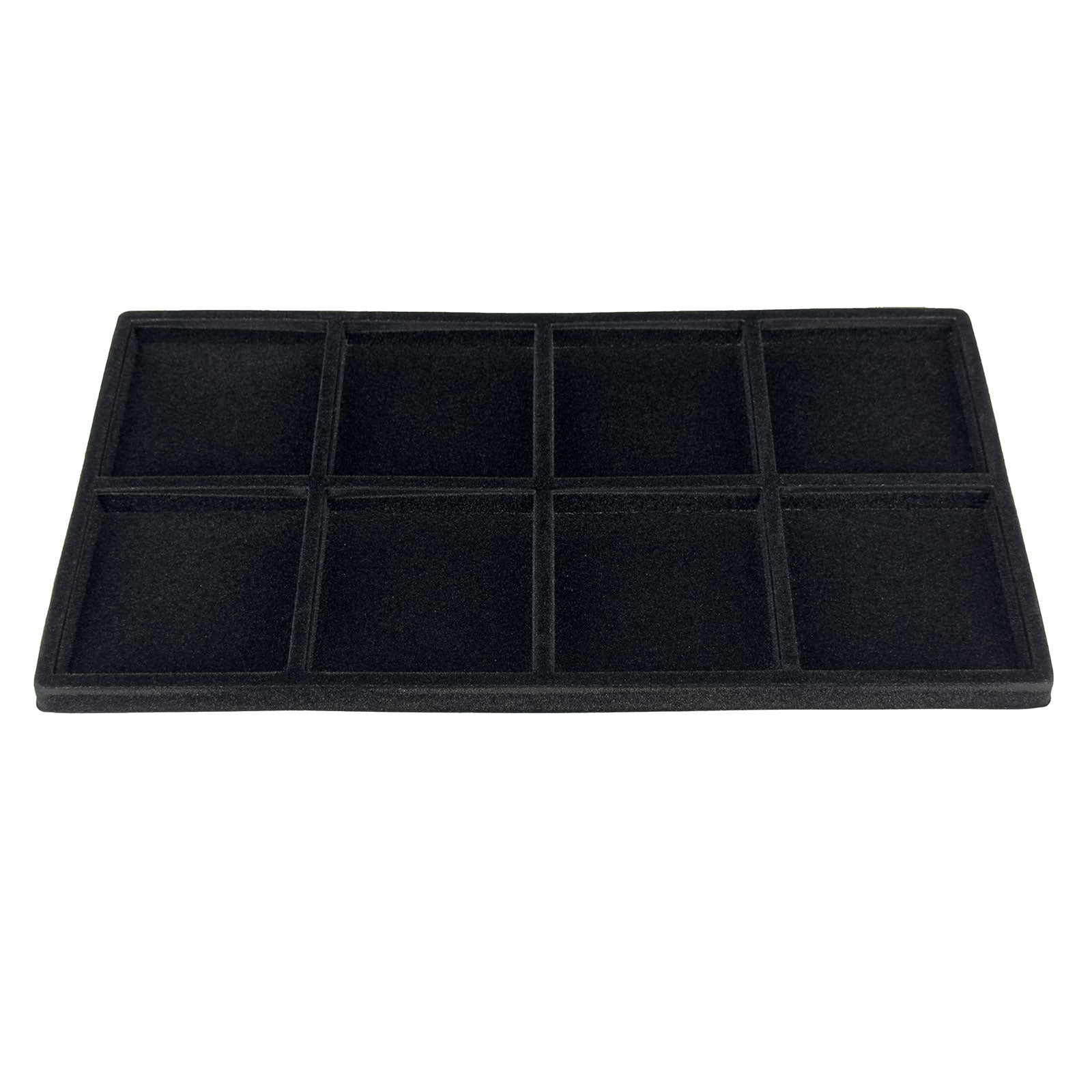8 Compartment Black flocked Tray Insert
