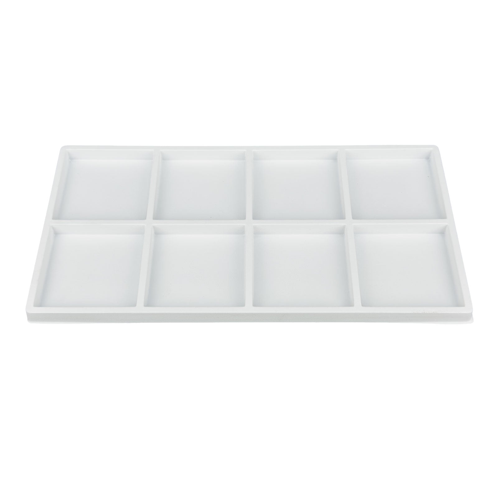 8 Compartments White flocked Tray Insert