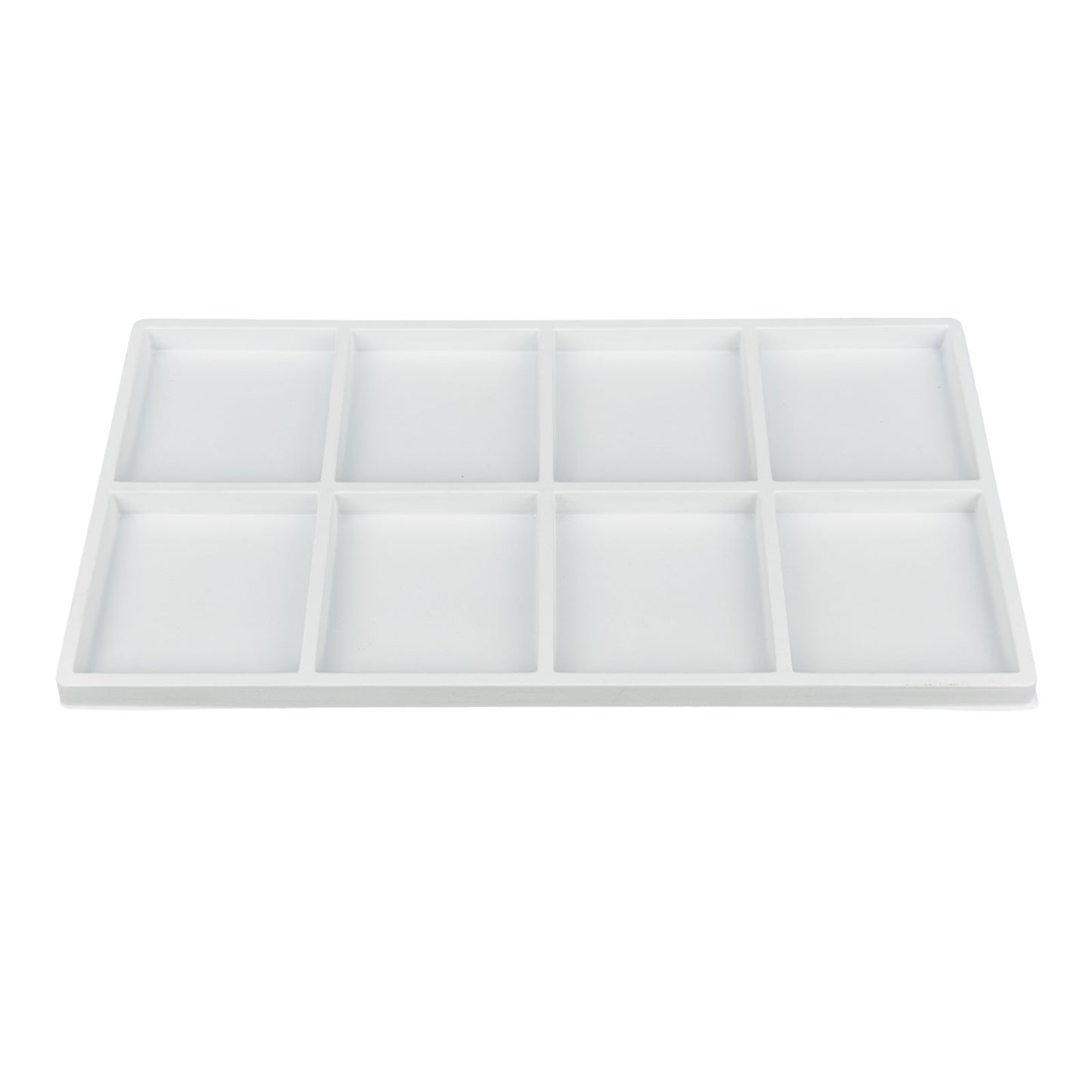 8 Compartments White flocked Tray Insert
