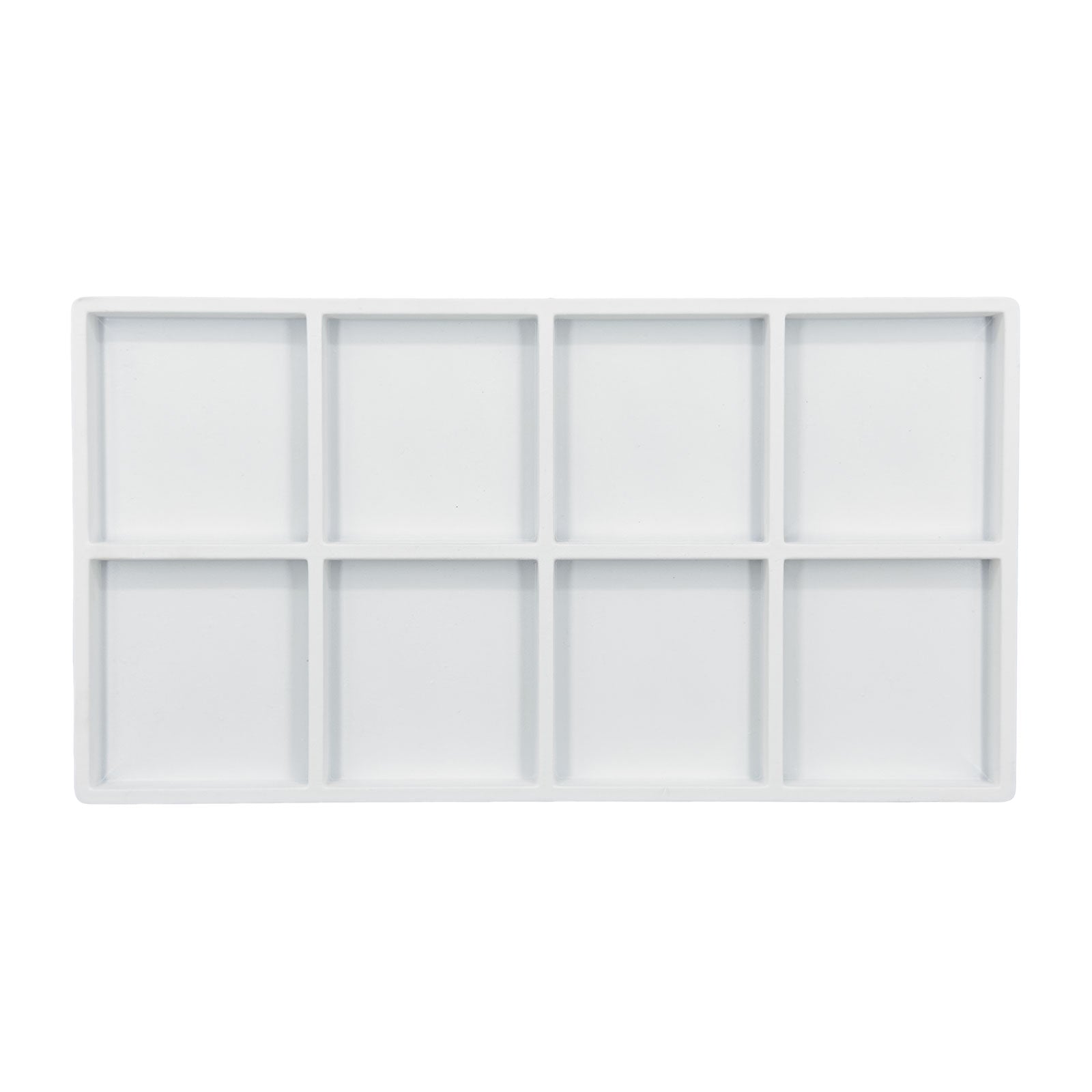 8 Compartments White flocked Tray Insert