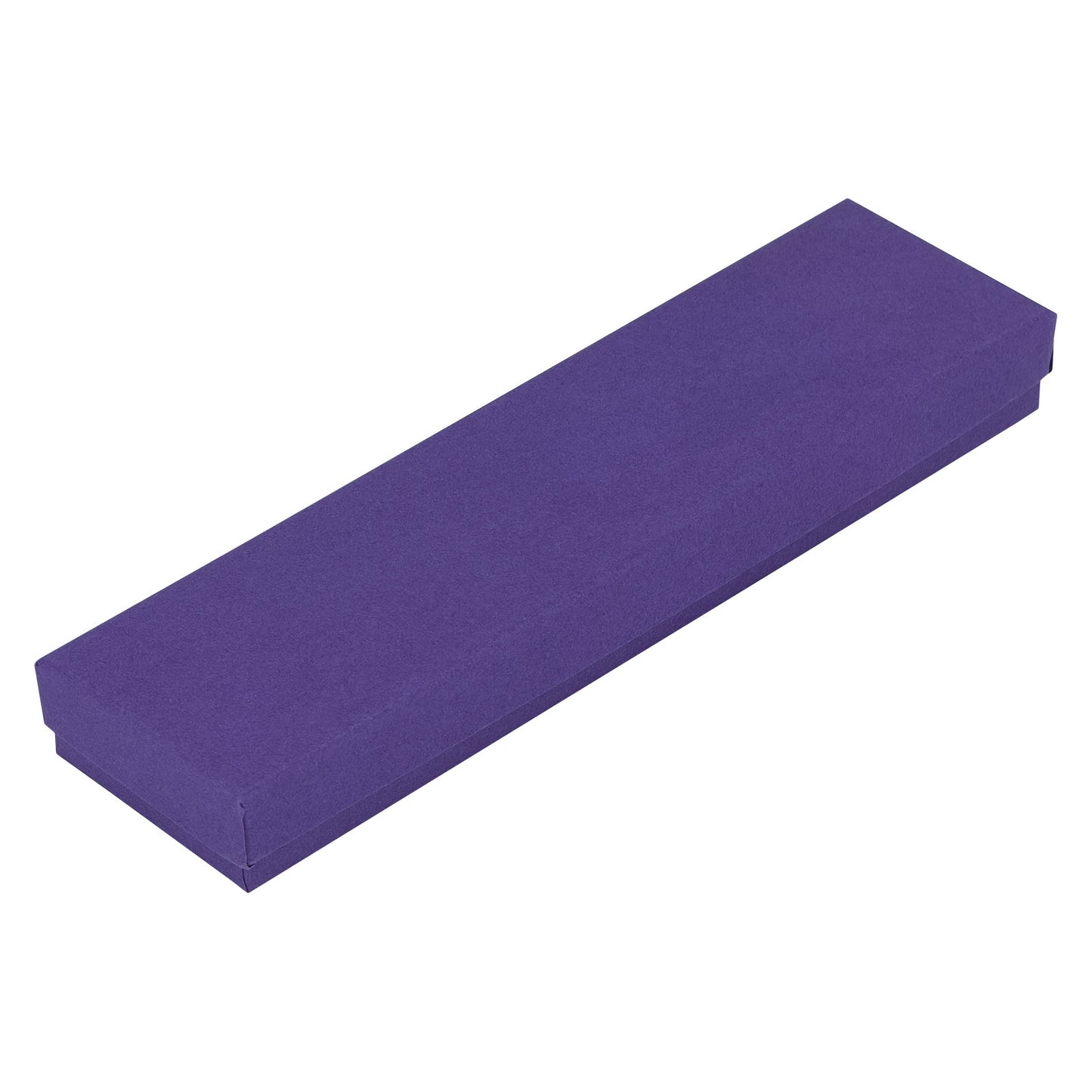 8" x 2" x 1" Dark Purple Cotton Filled Box
