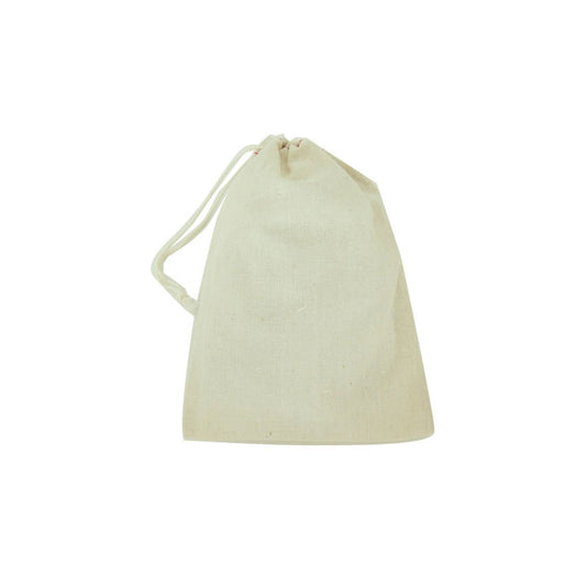 8" x 10" Cotton Muslin Drawstring Reusable Bags