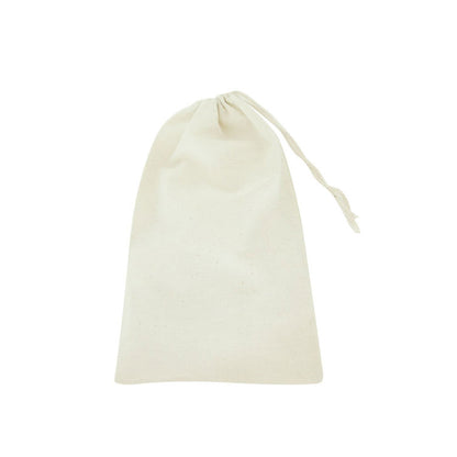 8x12 Cotton Muslin Drawstring Reusable Bags