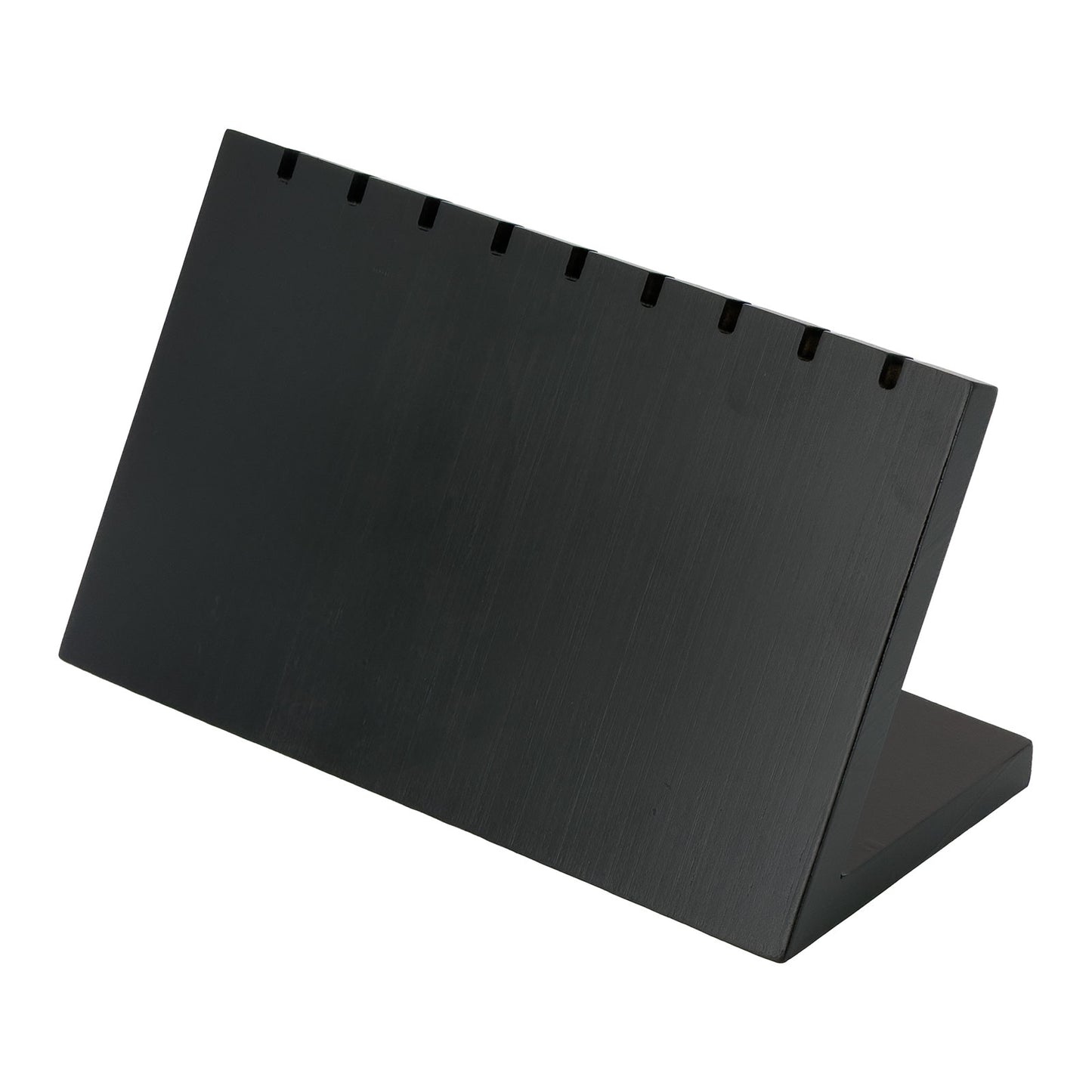 9 3/4" x 5 1/2" Black Wood Necklace Display Stand