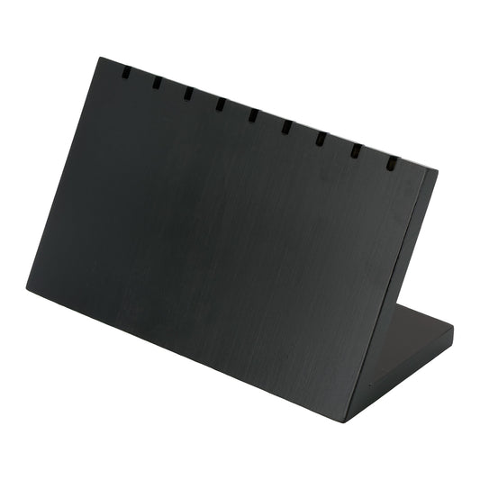 9 3/4" x 5 1/2" Black Wood Necklace Display Stand