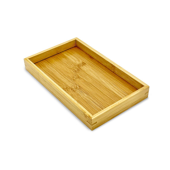9.8" x 5.9" Bam & Boo Rectangular Bamboo Jewelry Organizer Tray