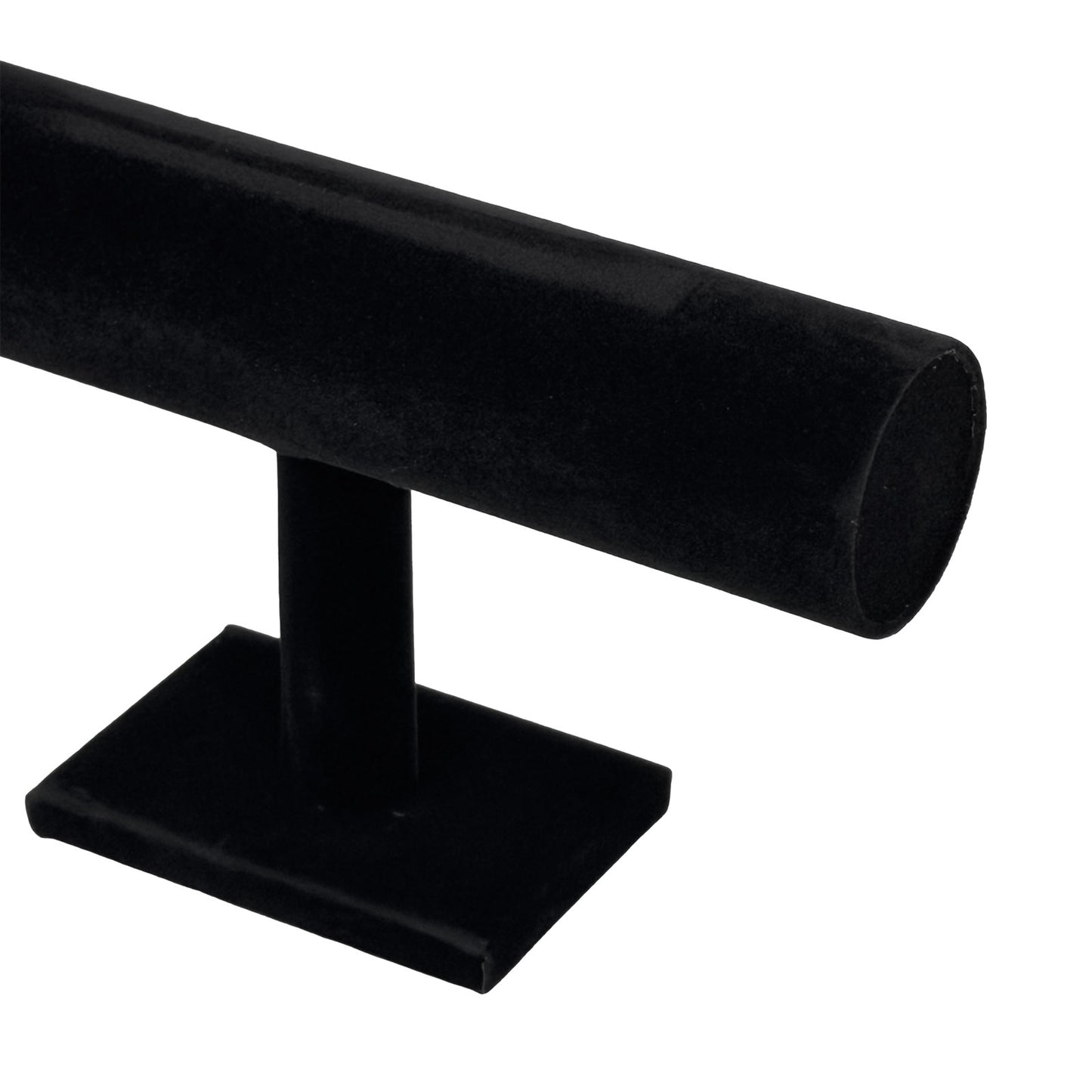 9" x 5 1/2" Black Velvet Single Round T-Bar