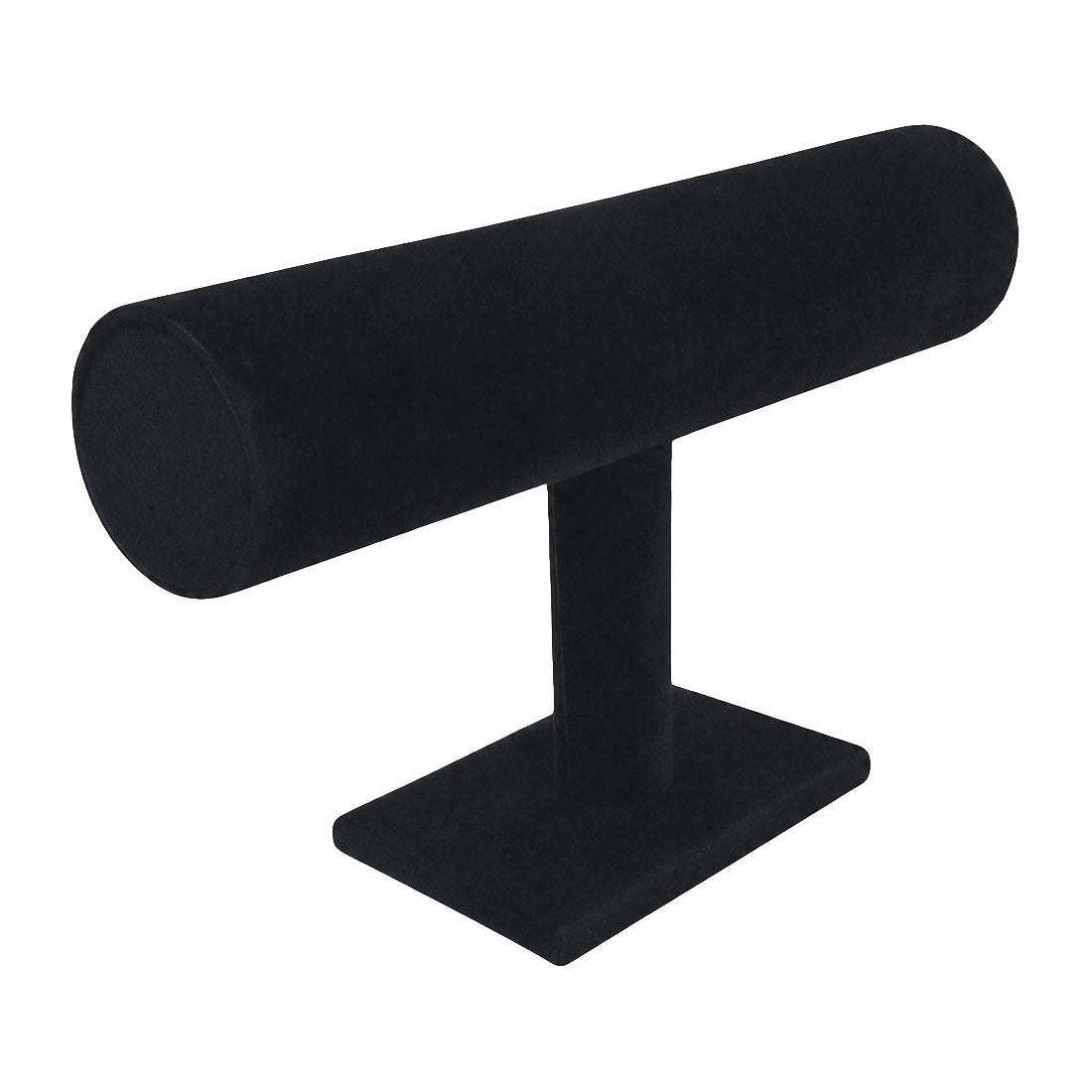 9" x 5 1/2" Black Velvet Single Round T-Bar