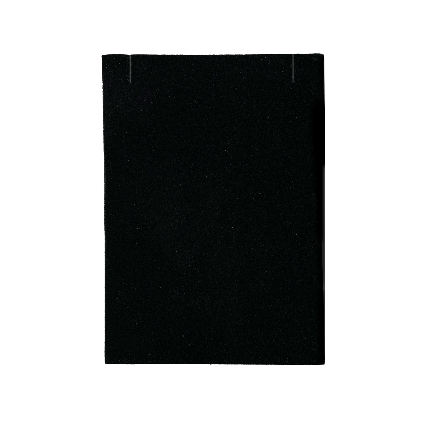 5 7/16" x 3 15/16" Black Necklace Paper Box with Black Foam Insert