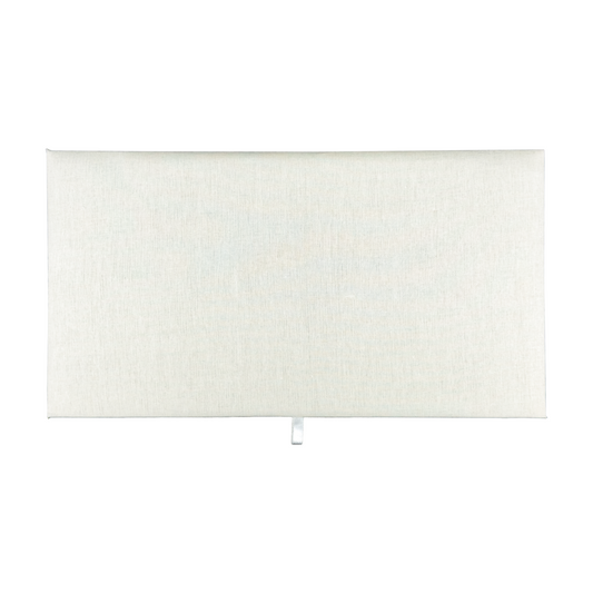 14 1/8" x 7 5/8" Beige Muslin Cotton Padded Display Pads (2-Pack)