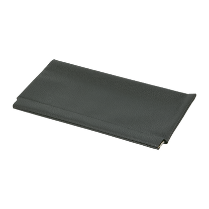 Black Rectangular Leatherette Glasses Pouch with Microfiber Interior