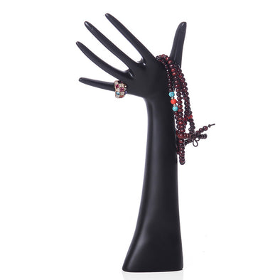 11.75" Black Hand Ring Jewelry Display