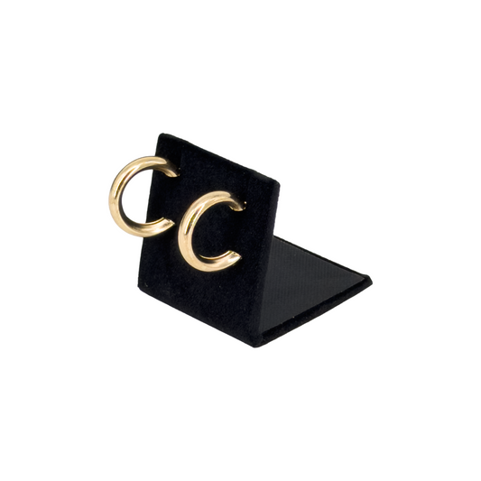 6 Pack of 2" x 2" Black Velvet Earring/Pendant Displays