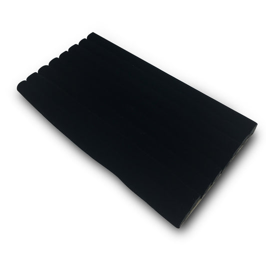 8 Roll Black Velvet Ring Foam Insert