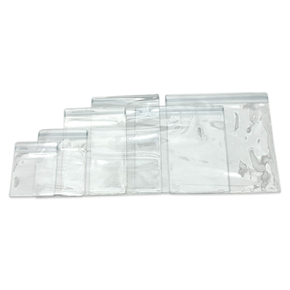 2 3/8" x 3 1/8" Resealable 4 Mil Thick Translucent Zip Plastic Bag