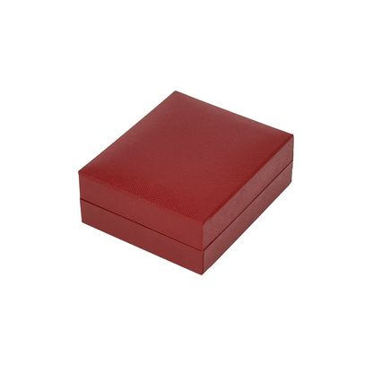 3-1/8 X 2-5/8 Red Leatherette Pendant Box