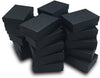 3 1/4" x 2 1/4" x 1"H Black Cotton Filled Paper Box