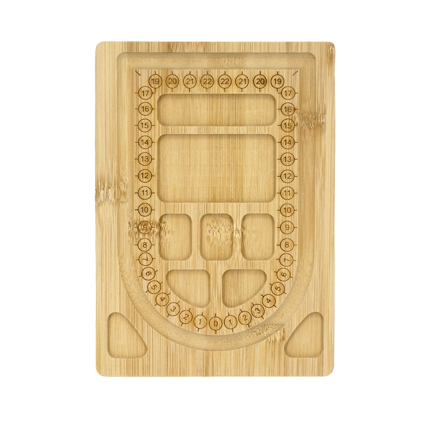 Bamboo 22 cm Bracelet and Necklace Bead Design Board Tray