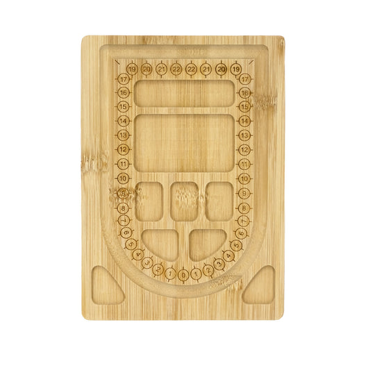 Bamboo 22 cm Bracelet and Necklace Bead Design Board Tray