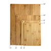 Bam & Boo 11" x 14" Bamboo and Acrylic Sign Holder Display