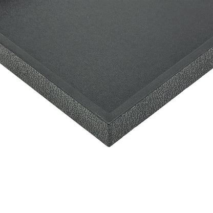 1" Standard Size Black Stackable Plastic Utility Tray