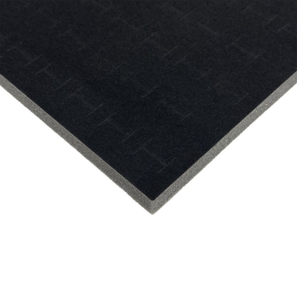 Black Velvet Staggered Ring Foam for 72 Rings