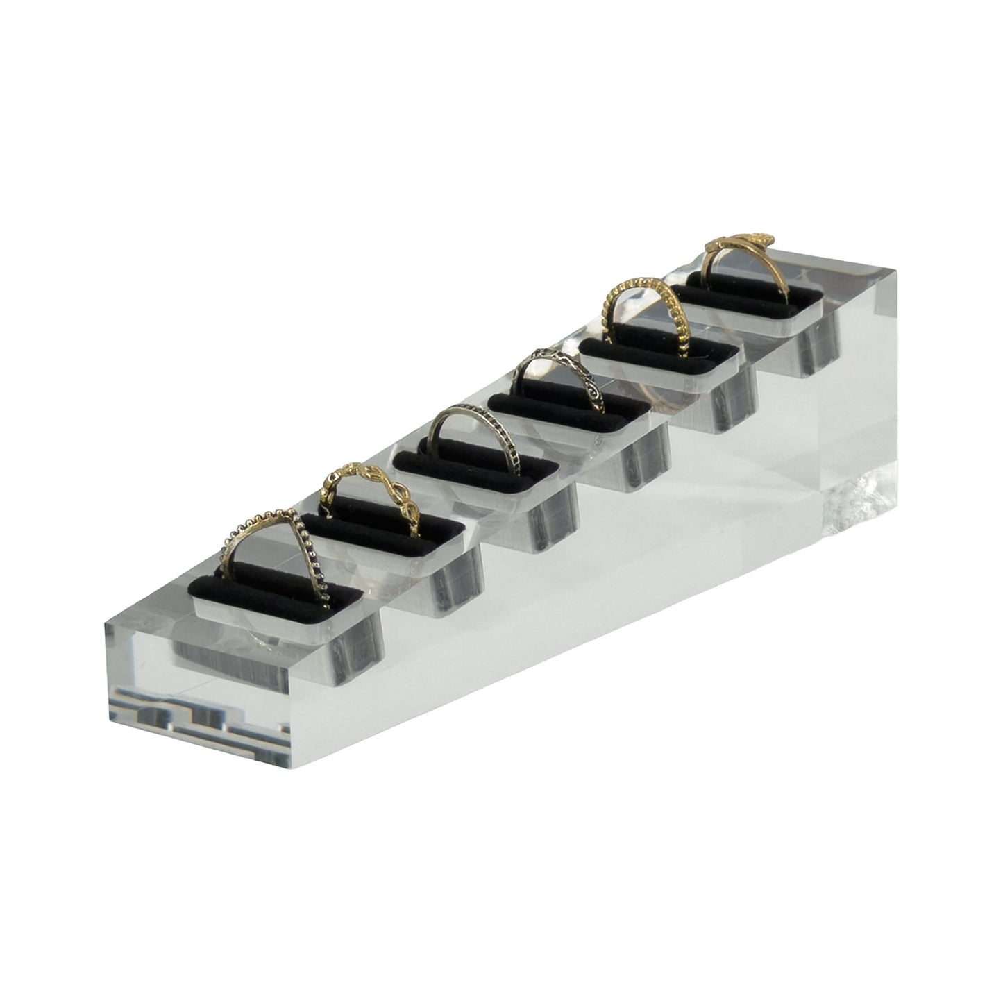 Clear Acrylic Wedge Ring Display