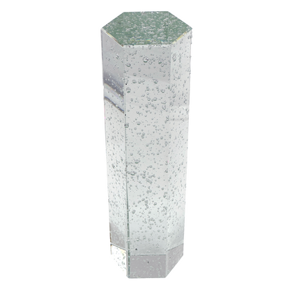 Clear Hexagon Column Crystal Paperweight