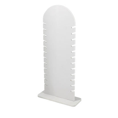 White Foam Core Necklace Jewelry Display Stand