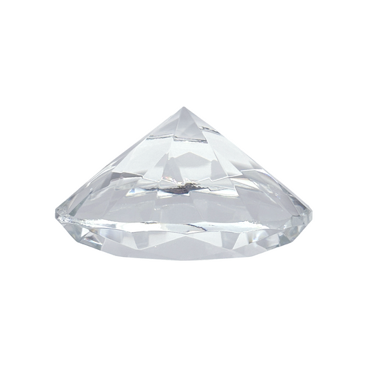 Glass Diamond Paperweight