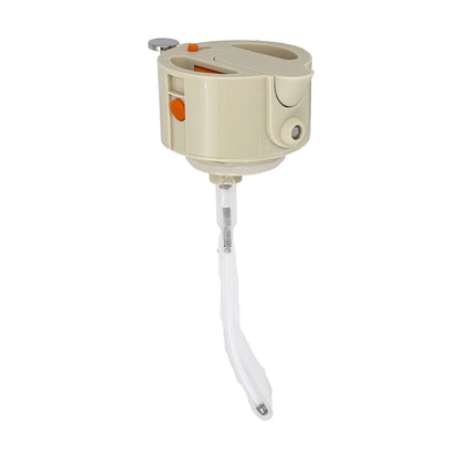 Glass Oil Dispenser with Sprayer and Fine-Mesh Filter