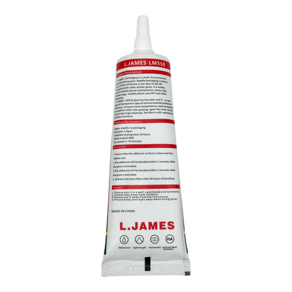 L. James LM550 Multi-Purpose Clear Adhesive Glue