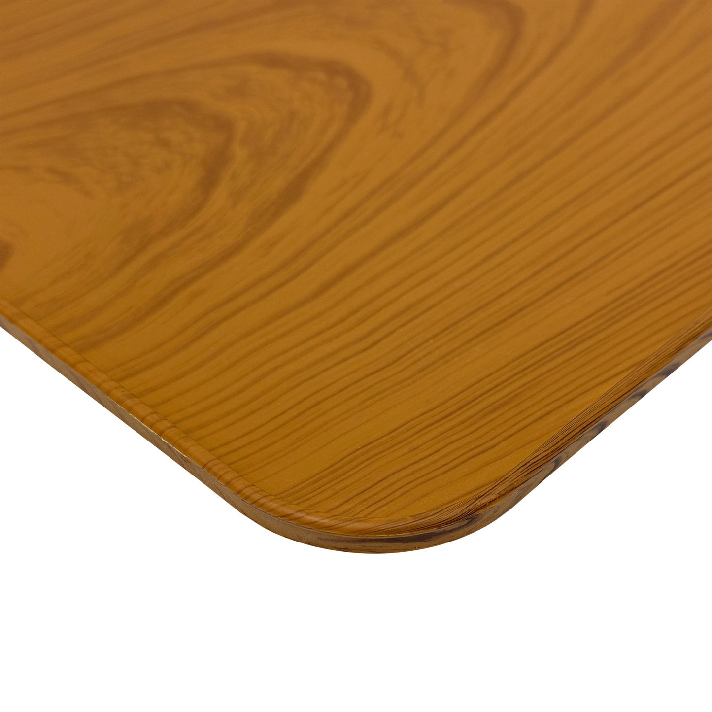 16" x 10" Natural Oak Woodgrain Texture Plastic Serving Tray