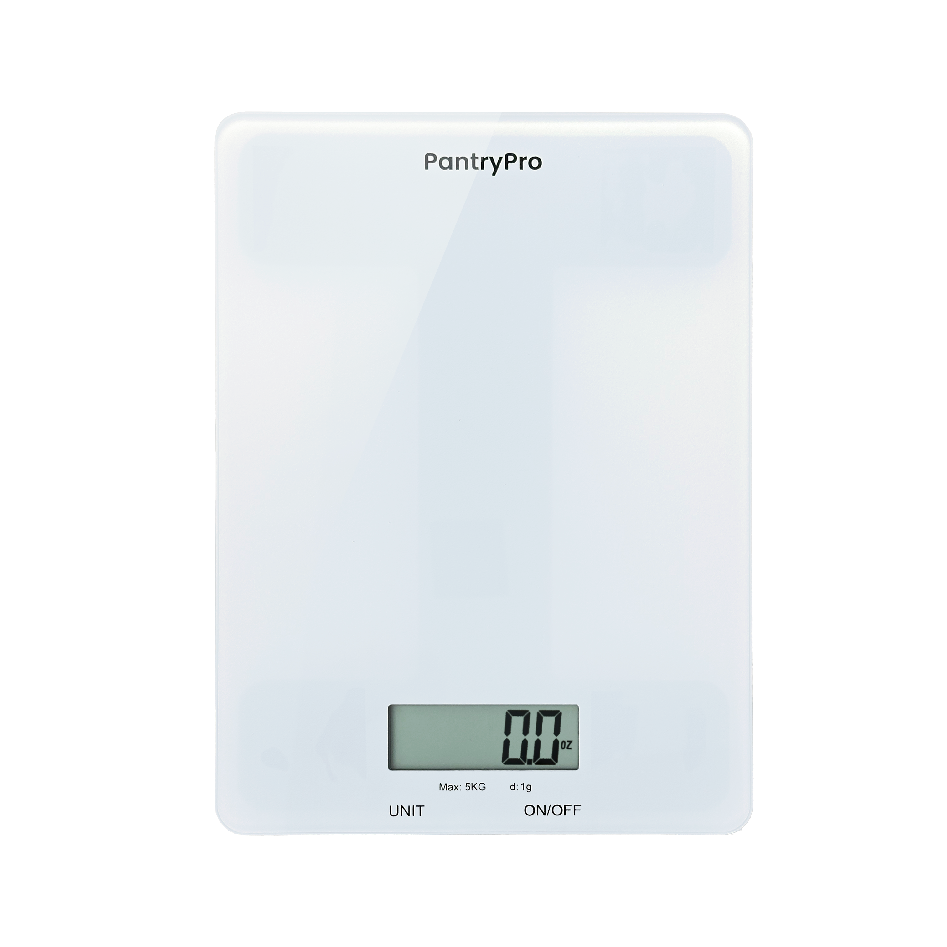 Platform Scale Kitchen White PantryPro 11 lb Capacity Glass Platform Digital Kitchen Scale ...
