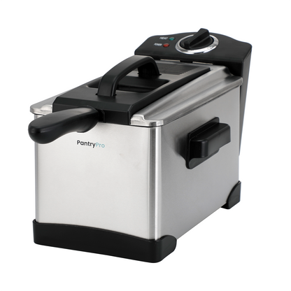 PantryPro 2 Liter Stainless Steel Immersion Electric Deep Fryer