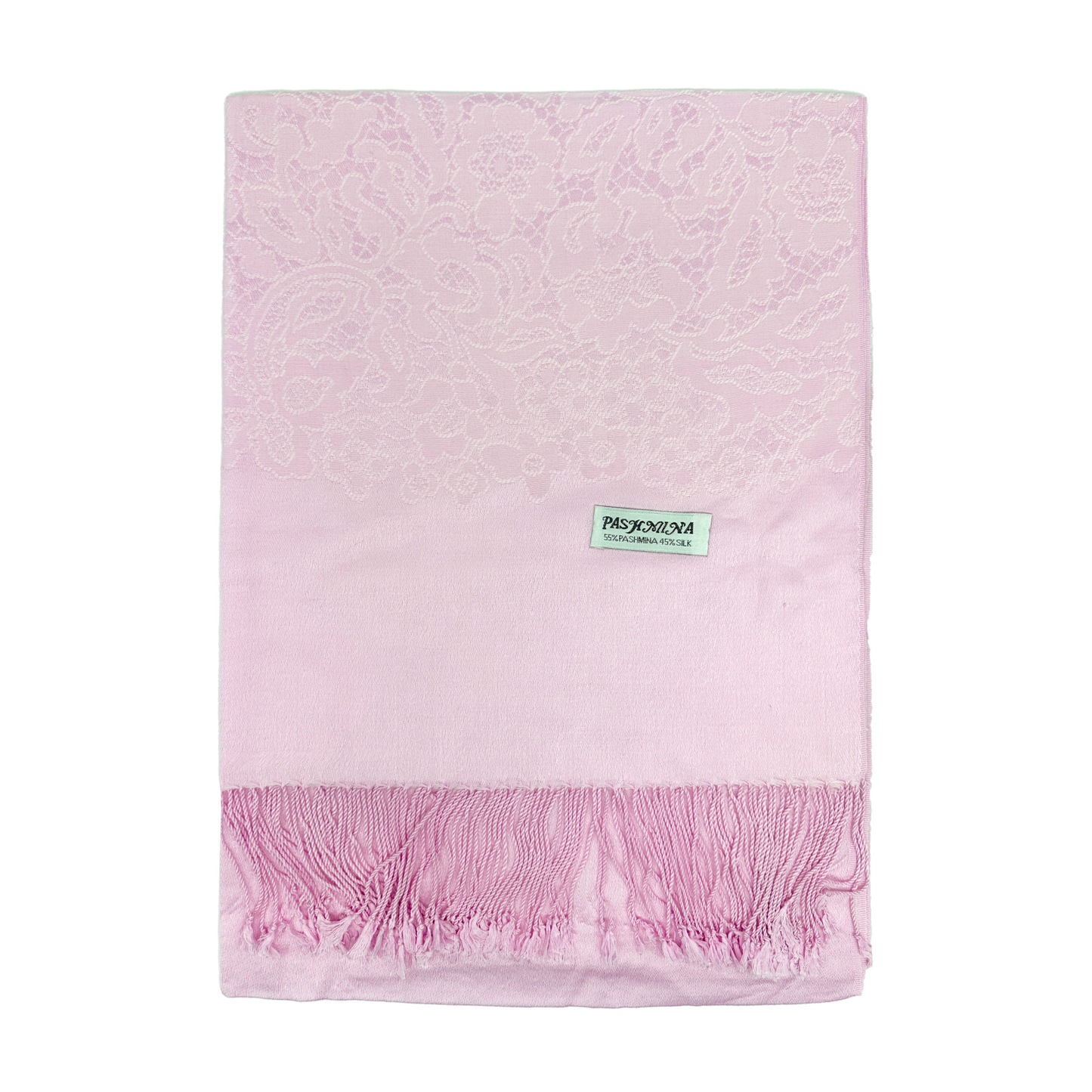 Pashmina Pink Flower Pattern Scarf