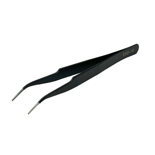 Precision Control Angled Needle Nose Tweezers