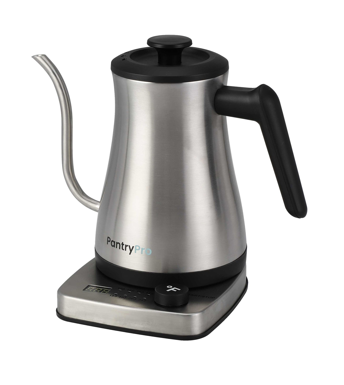 Stainless Steel PantryPro 1L Rapid-Boil Electric Gooseneck Kettle