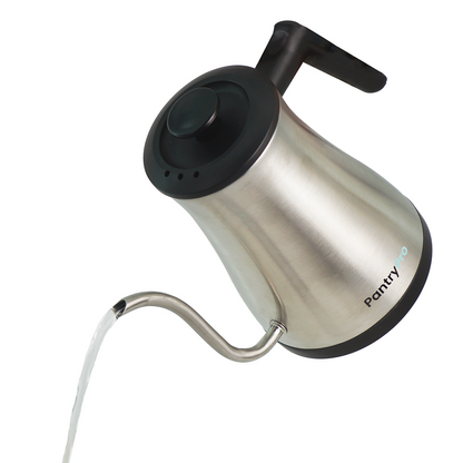 Stainless Steel PantryPro 1L Rapid-Boil Electric Gooseneck Kettle