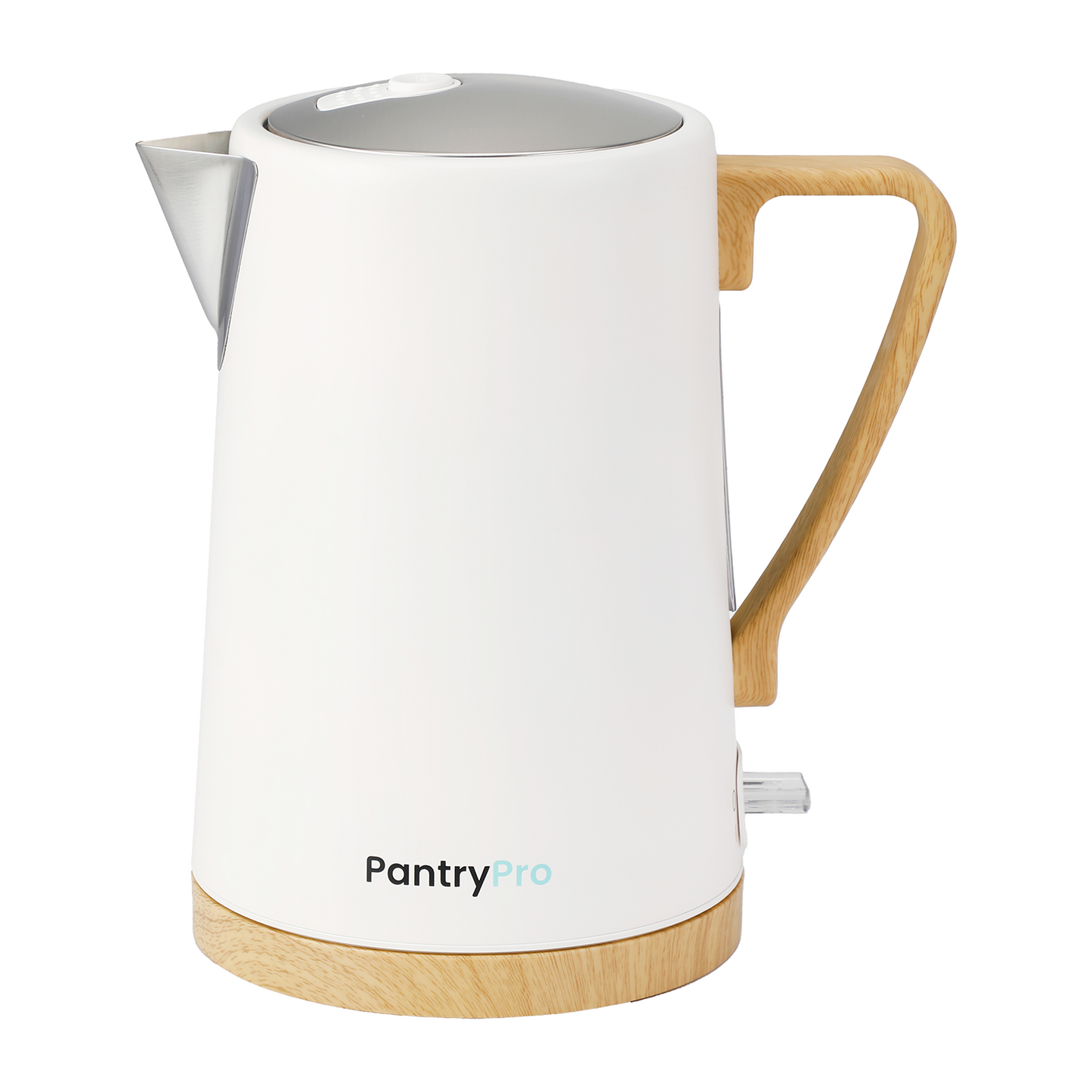 White PantryPro 1.7L Rapid-Boil Electric Kettle