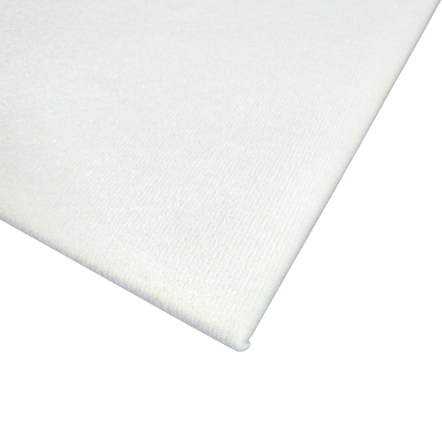 14 1/4" x 7 3/4" White Velcro Receptive Standard Display Pad (2-Pack)