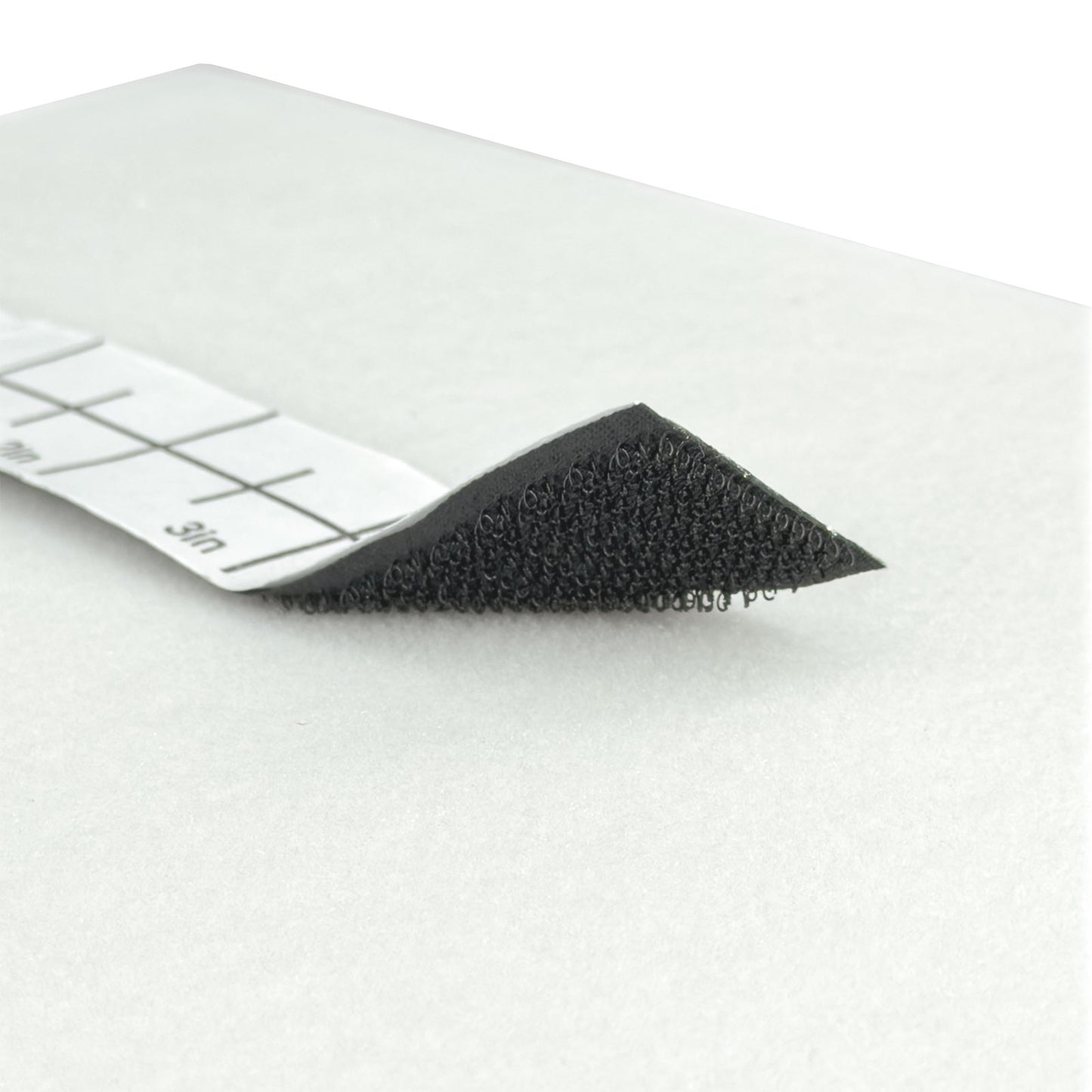 14 1/4" x 7 3/4" White Velcro Receptive Standard Display Pad (2-Pack)