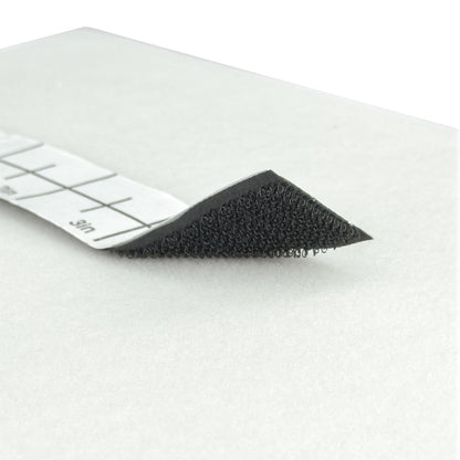 14 1/4" x 7 3/4" White Velcro Receptive Standard Display Pad (2-Pack)