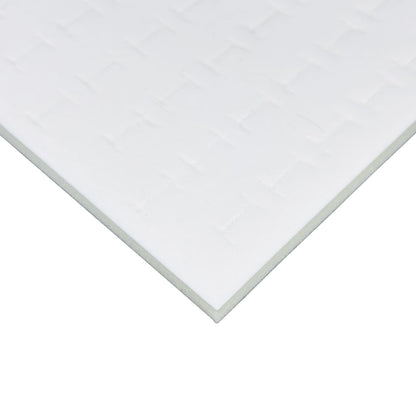 White Velvet Staggered Ring Foam for 72 Rings