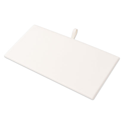 14 1/4" x 7 3/4" White Velvet Standard Display Pad (2-Pack)