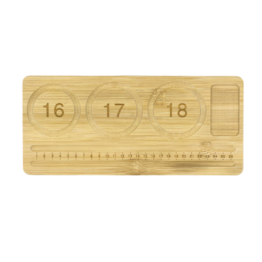 Bamboo 16-26 cm Bracelet Bead Design Board Tray