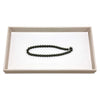 1 1/2" Wood Finish Jewelry Display Standard Tray